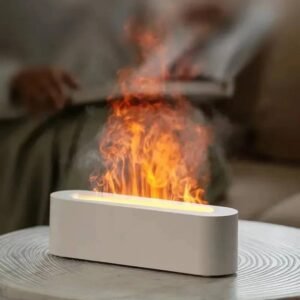 Diffuseur d’arômes USB avec simulation de flamme et changement de couleur